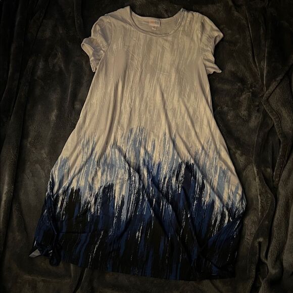 Lularoe Carly dress Disney elsa  themed - Picture 1 of 5